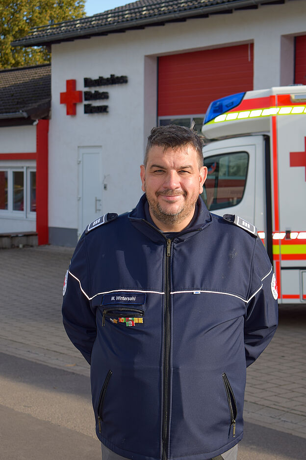 Bild des 1. Vorsitzenden des DRK-Ortsverein Drolshagen Matthias Wintersohl
