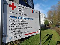 Eingangsschild MGH und HdB in Olpe