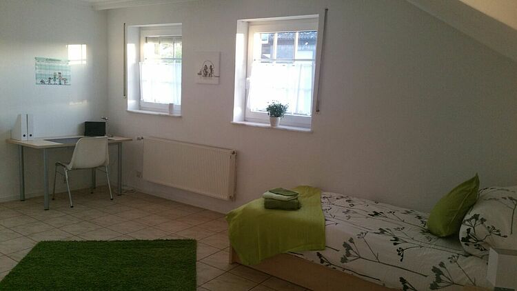 Beispiel für einen Wohnraum im DRK-Jugendhaus am See