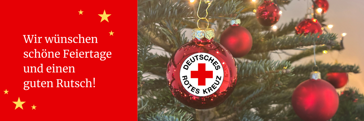 Der DRK-Kreisverband Olpe e.V. wünscht allen schöne Feiertage und einen guten Rutsch